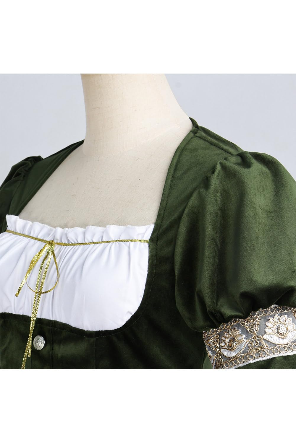 Vestido gótico para mujer, disfraz gótico, ropa medieval, renacentista, Halloween, carnaval