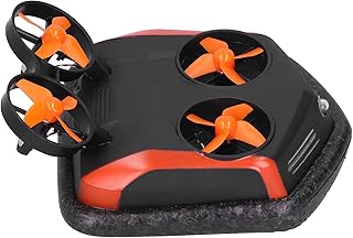 VGEBY Mini Drone, 3 in 1 RC Drone Remote Control Amphibious Car Boat Hovercraft RC Drone Vehicle RC Boat Toy for Beginners and Drone Enthusiasts Ship Molding Machine Supplies