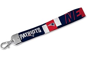 Rico Industries NFL Unisex-Adult Classic New England Patriots Breakaway Lanyard for Keys and Badge Holder