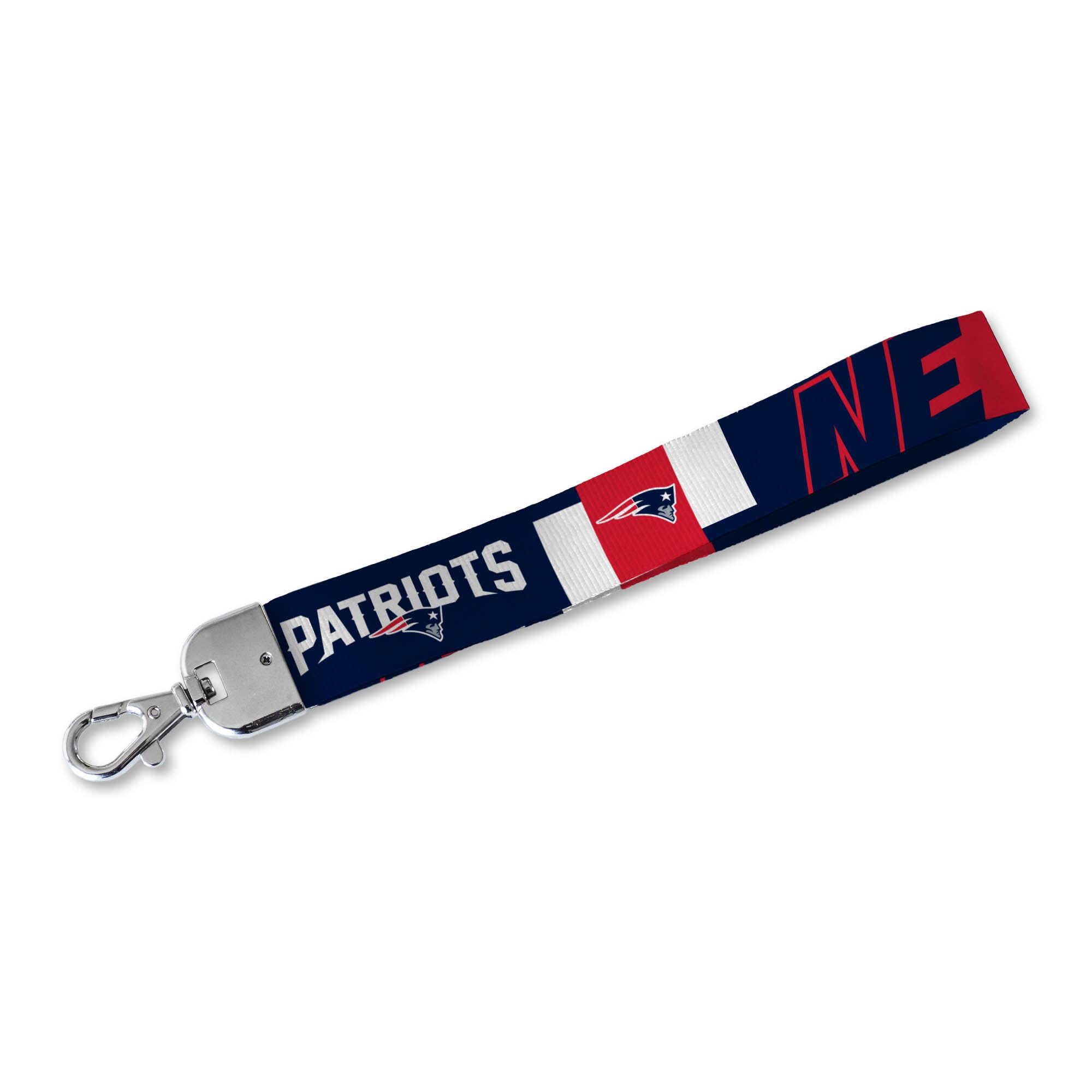 Rico Industries NFL Football Standard Wrist Lanyard Key Chain, Cute Wristlet Strap Holder for Car Keys ID Badges Card Wallet