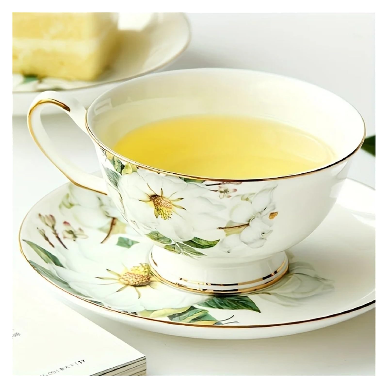 Tazas Y Jarras De Café Taza De Café Con Estampado De Flores Para Té Cacao Y Leche
