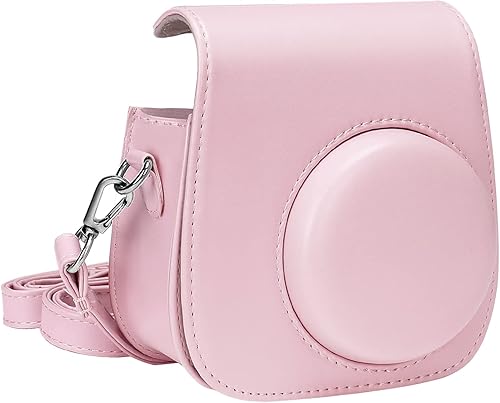 MOSISO Funda para cámara compatible con cámara instantánea Instax Mini 11, funda protectora de piel sintética, bolsa de almacenamiento con correa de