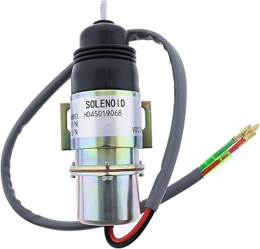 Solarhome New 12V MV2-17A Stop Solenoid 1819100520 716/30097 894453-3411 Compatible With Isuzu 4JG1 4JG2 6BG1 6BB1 Engine