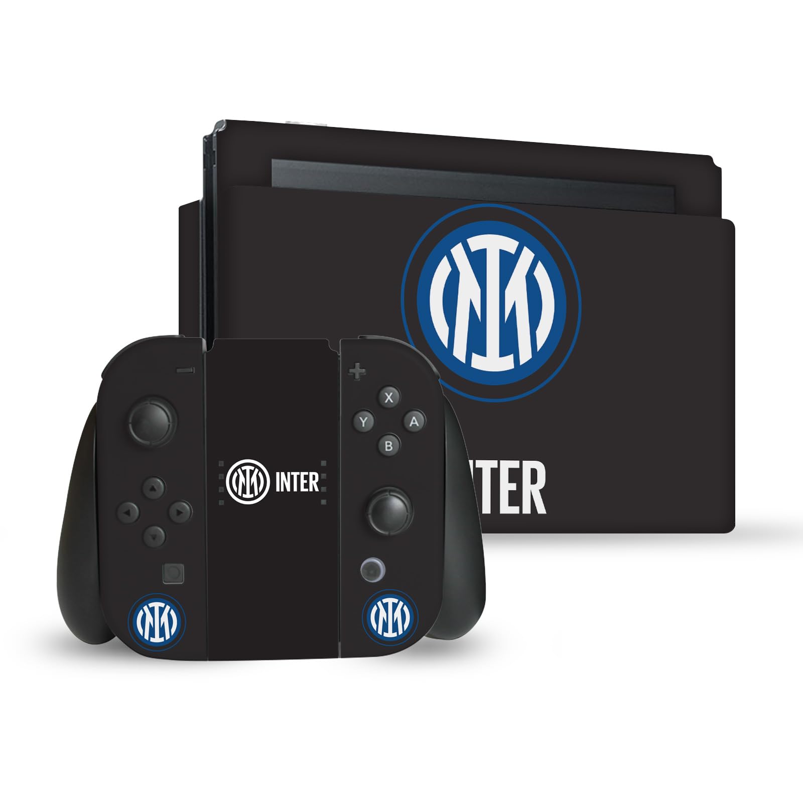 Autocollant Inter Milan compatible avec Nintendo Switch skin vinyle console et dock