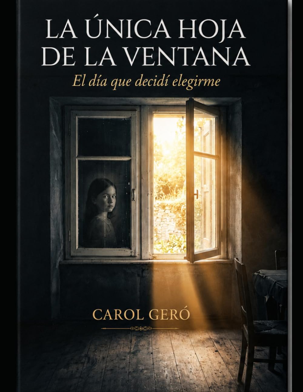 la única hoja de la ventana