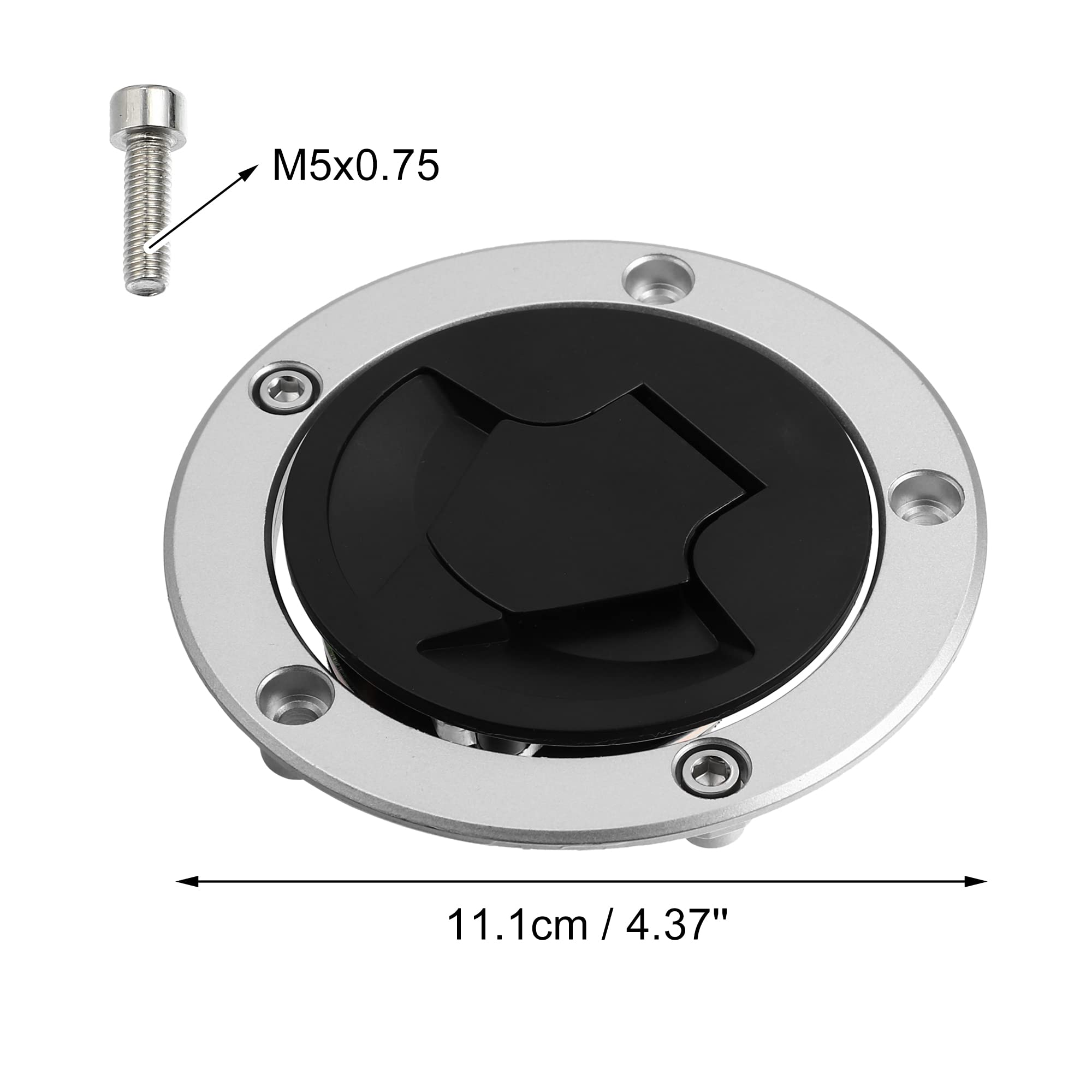 Amazon.com: ACROPIX Motorcycle Gas Tank Cover Locking Fuel Tank