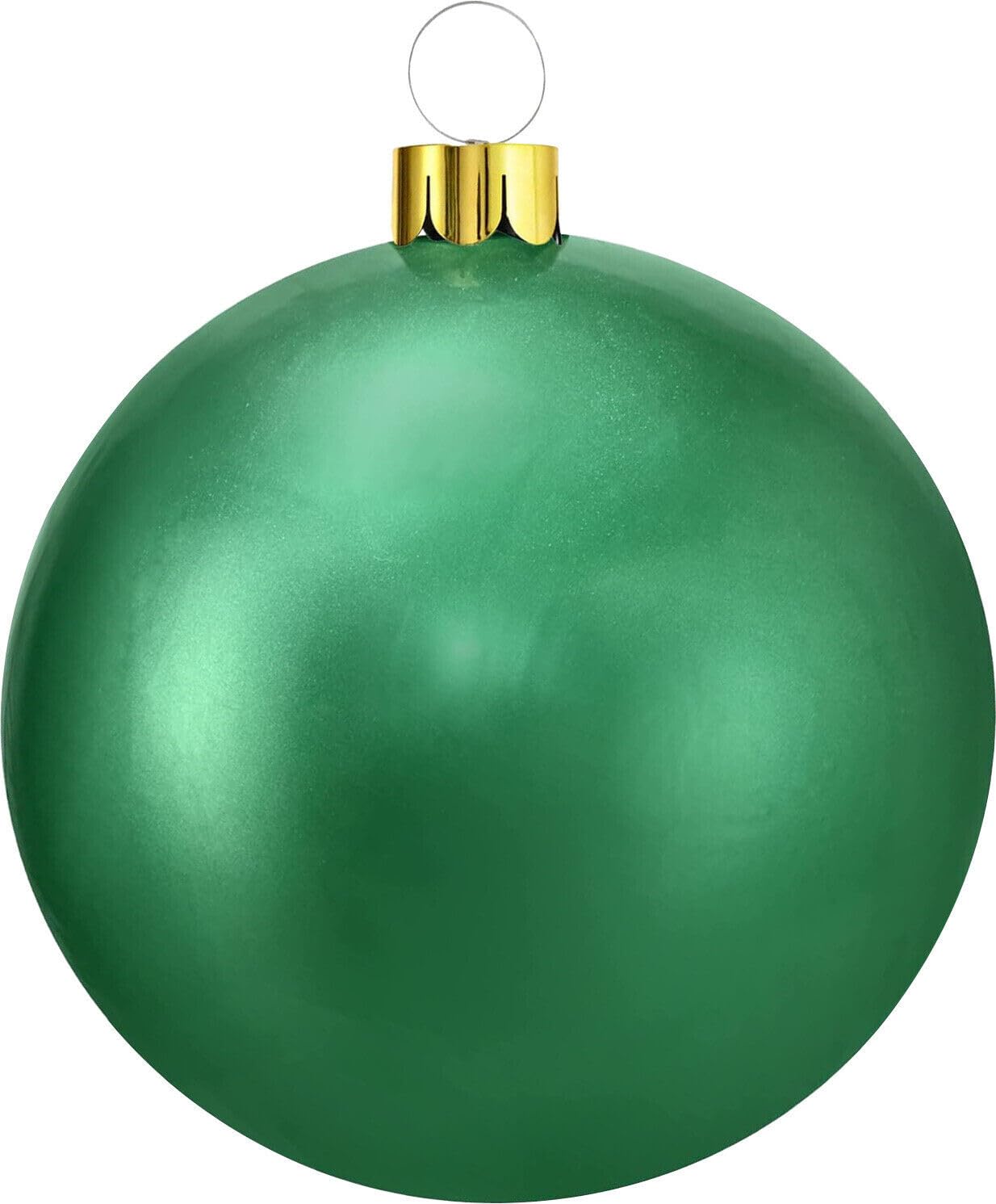 URBNLIVING Inflatable Christmas Bauble Ball Decoration Xmas Tree Outdoor Hanging Ornaments (45cm, Green)