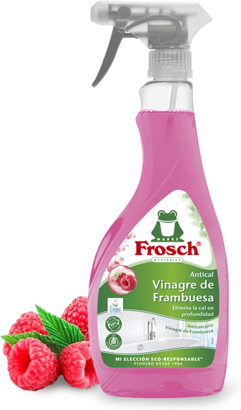 Eco Raspberry Vinegar Bathroom Cleaner Spray 500 ml
