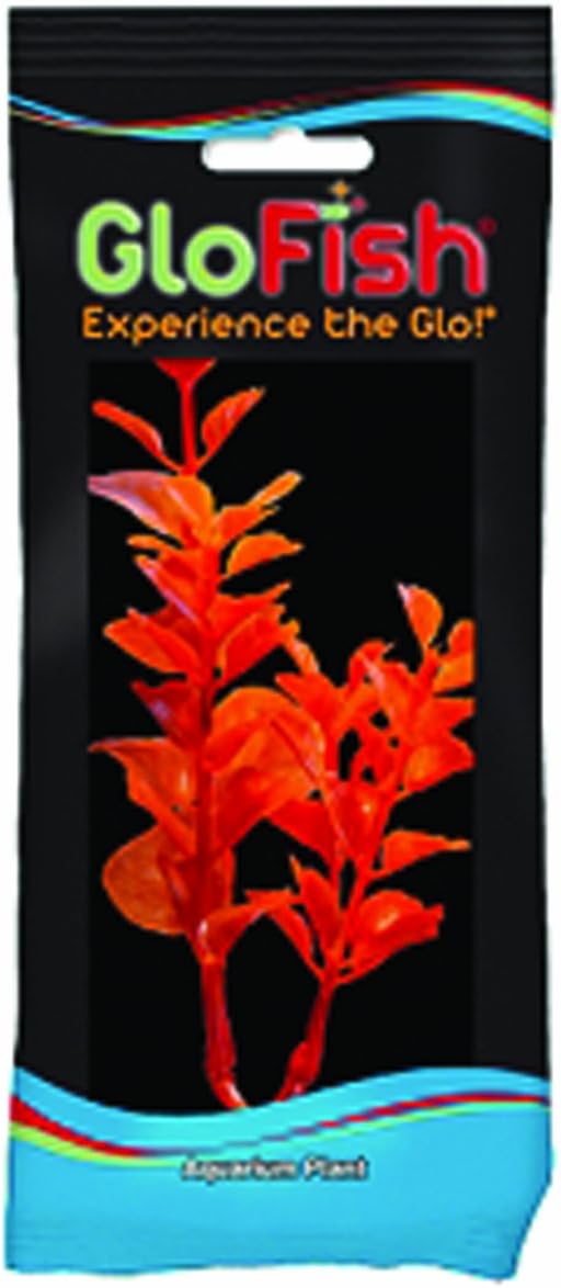 Glofish Plastic Aquarium Plant, Medium Moneywort, Sunburst Orange