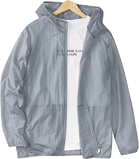 Fockety Erkek güneş Koruma Montu, Erkek güneş Koruma Giysisi, Polyester Elyaf, Hafif, yürüyüş Için
