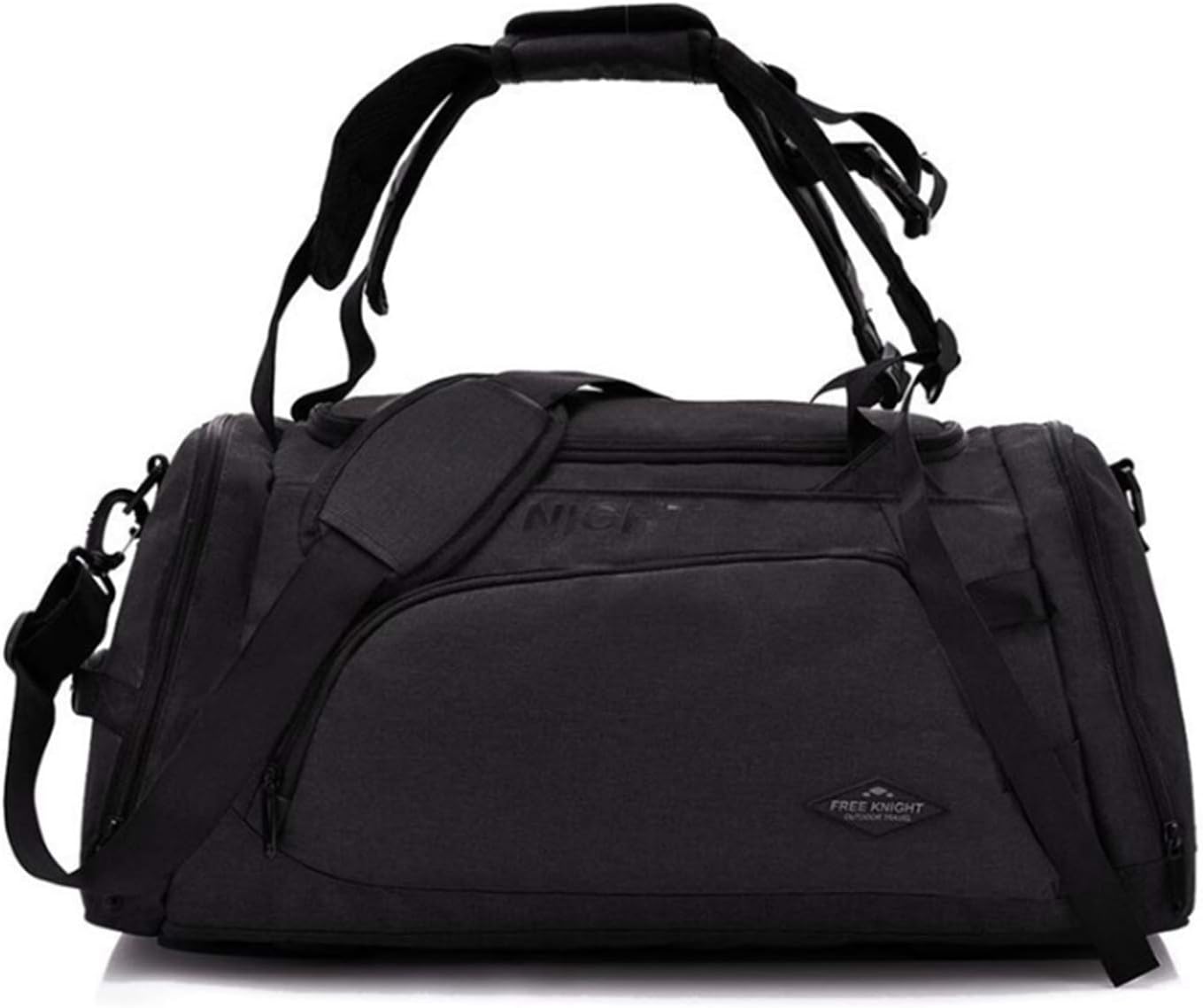 OCCIENTEC 35L Gym Sports Bag with Shoes Compartment Water Carry on Travel Duffel Bag and Light Weight Backpack for Men and Women-3 in 1 Bag