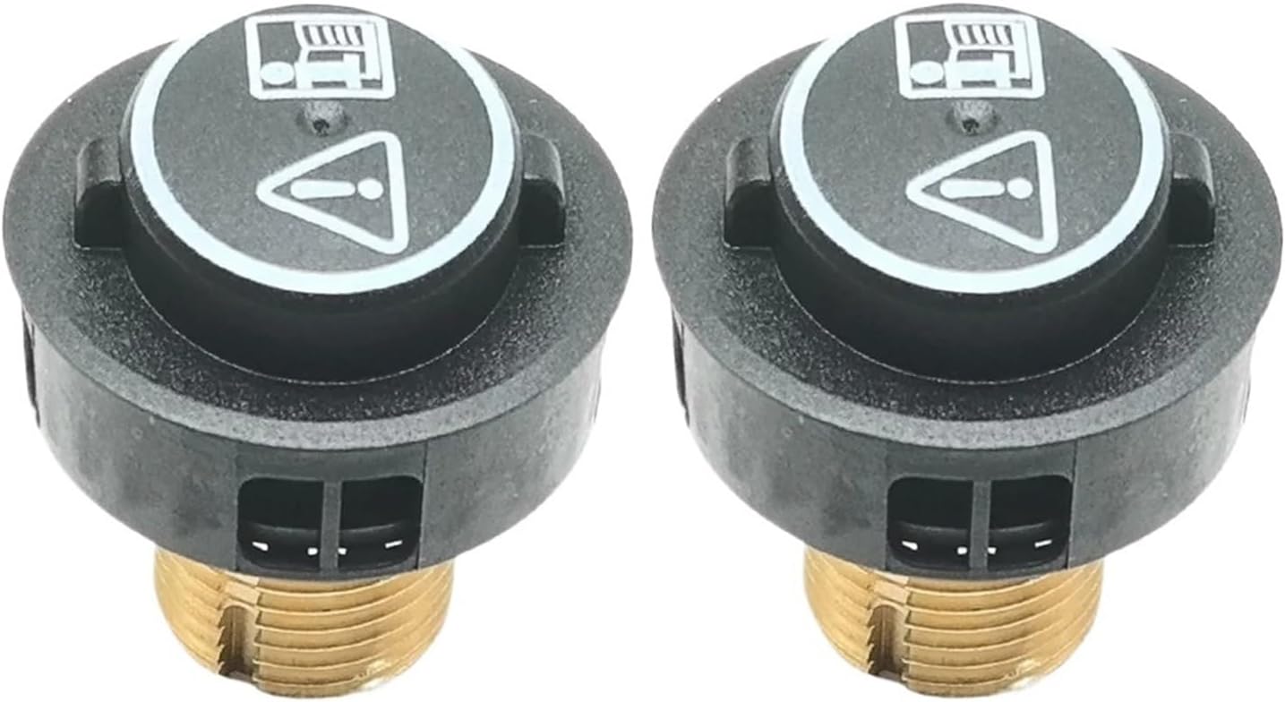 2/1PCS Brass Safety Valve With Black O-ring，compatible For Karcher，SC4 SC5 Vacuum Cleaner And Steam Cleaner Household Appliances Part(2PACK)