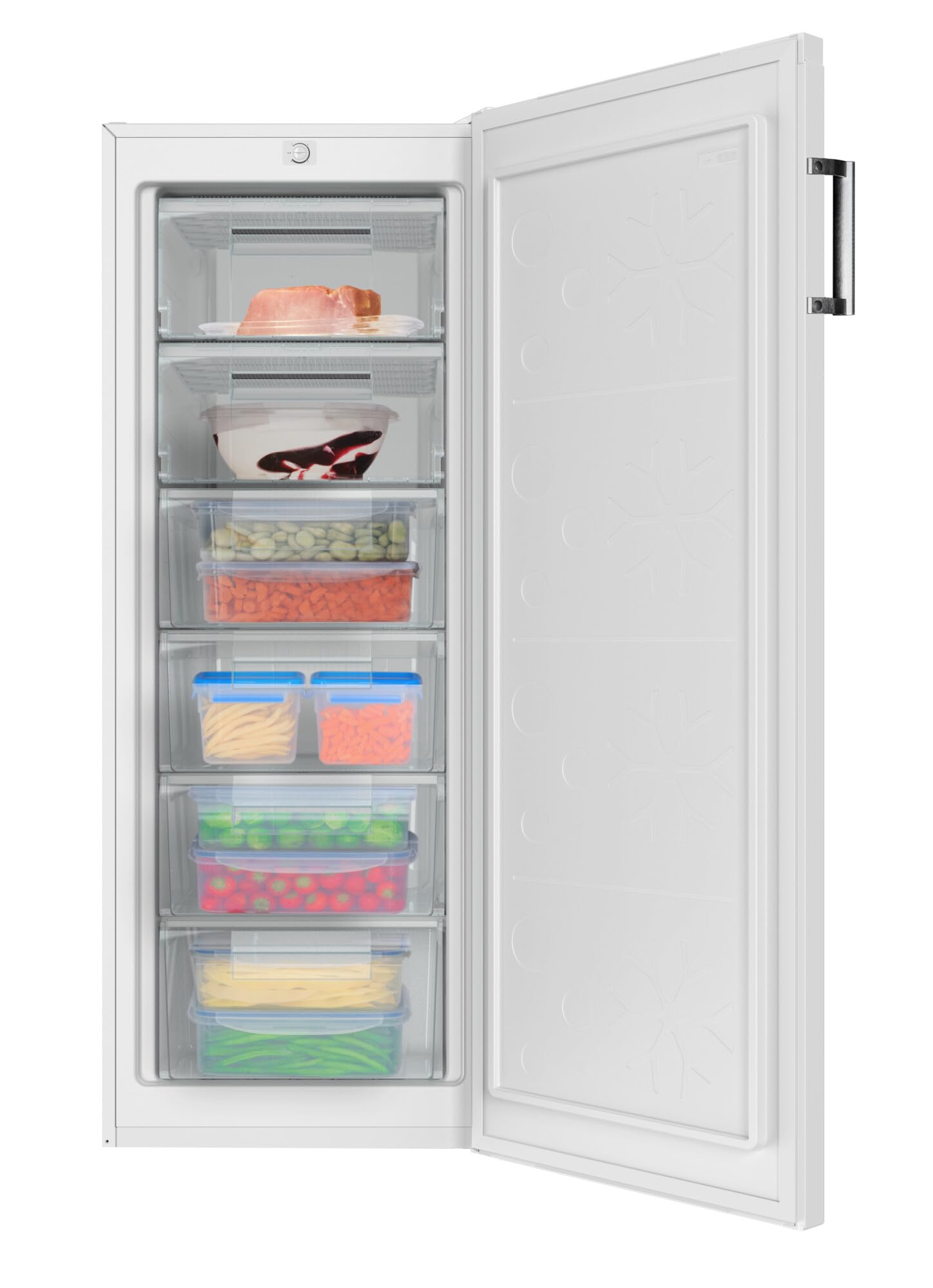 Amica Congelador 177 L 55 cm de ancho EEK D Congelador Blanco 4 cajones 2 compartimentos con pestillo