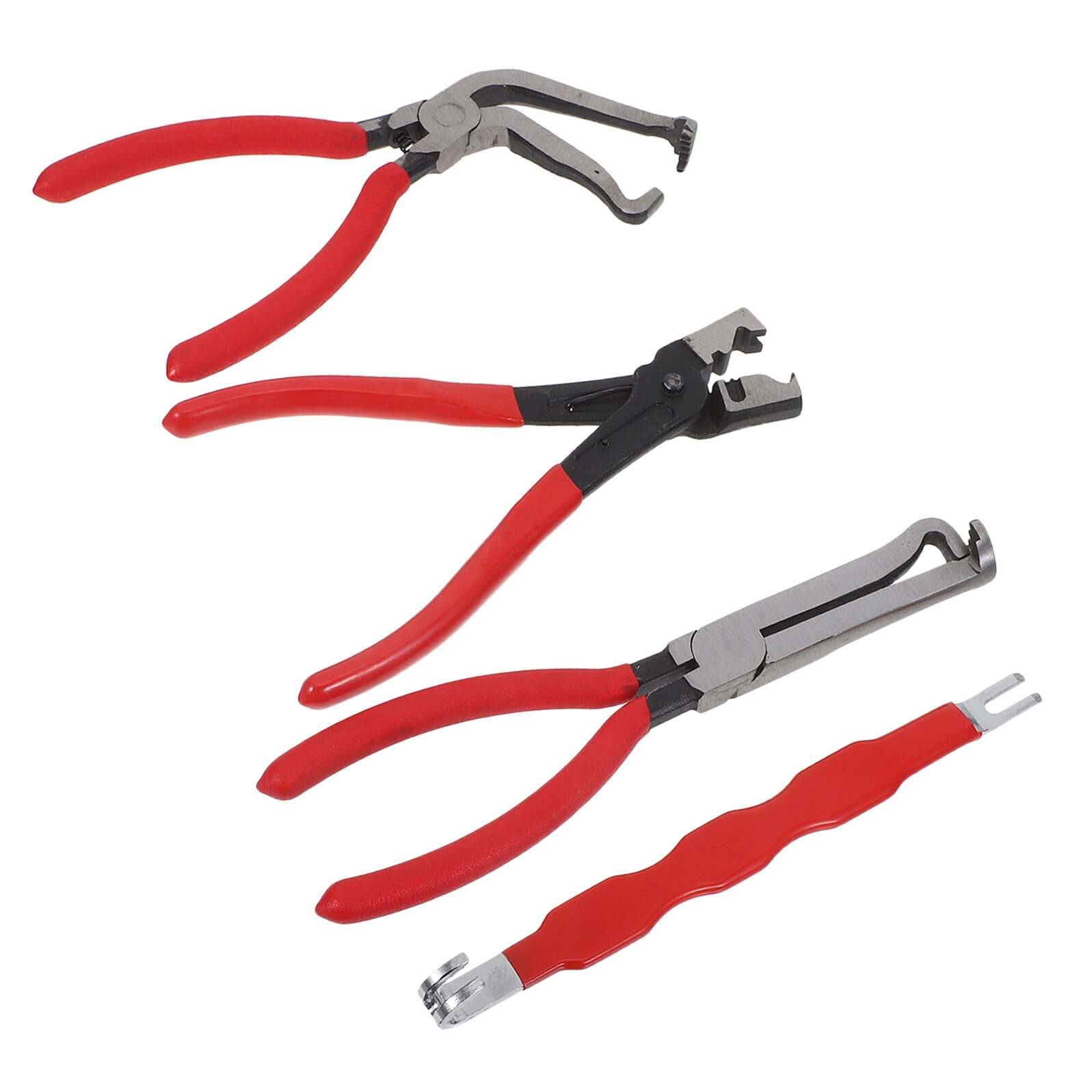 ORFOFE Pinze Disconnessione Elettrica Auto con Impugnatura Ergonomica Doppia Punta Adattabile e Design Compatto per Auto Camion e SUV Strumenti Completi per Rimozione Connettori e
