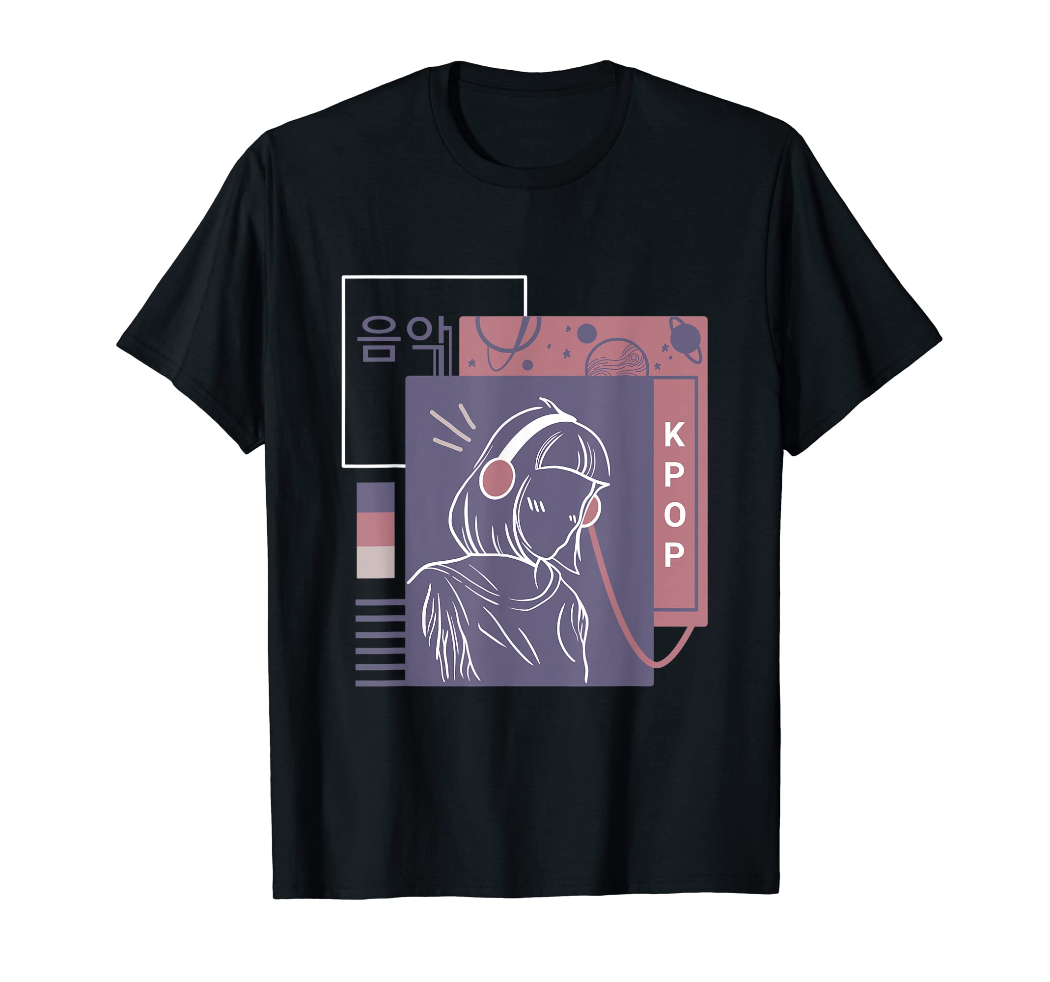 K-pop cult, girl, korean font T-Shirt
