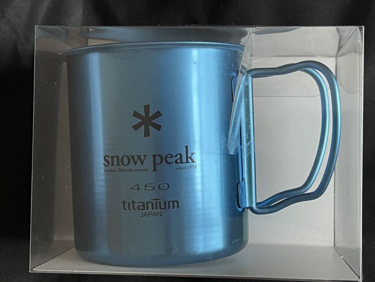 Amazon.co.jp: 日本未発売 海外限定カラーSNOW PEAK チタンマグ ブルー 