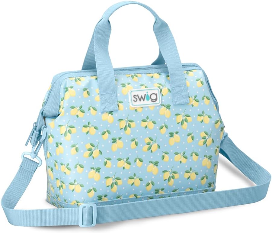 Swig Life Packi 12 Cooler Bag, Heavy-Duty, Lightweight, Insulated Cooler or Large Lunch Bag with Handle, External Pocket, & Shoulder Strap