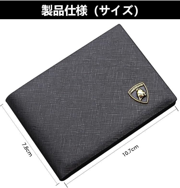 [LDHNBNB] ランボルギーニ チェンテナリオ 2016&ndash;2017専用 免許証カバー レザー 免許証ケース マルチポケット レデ