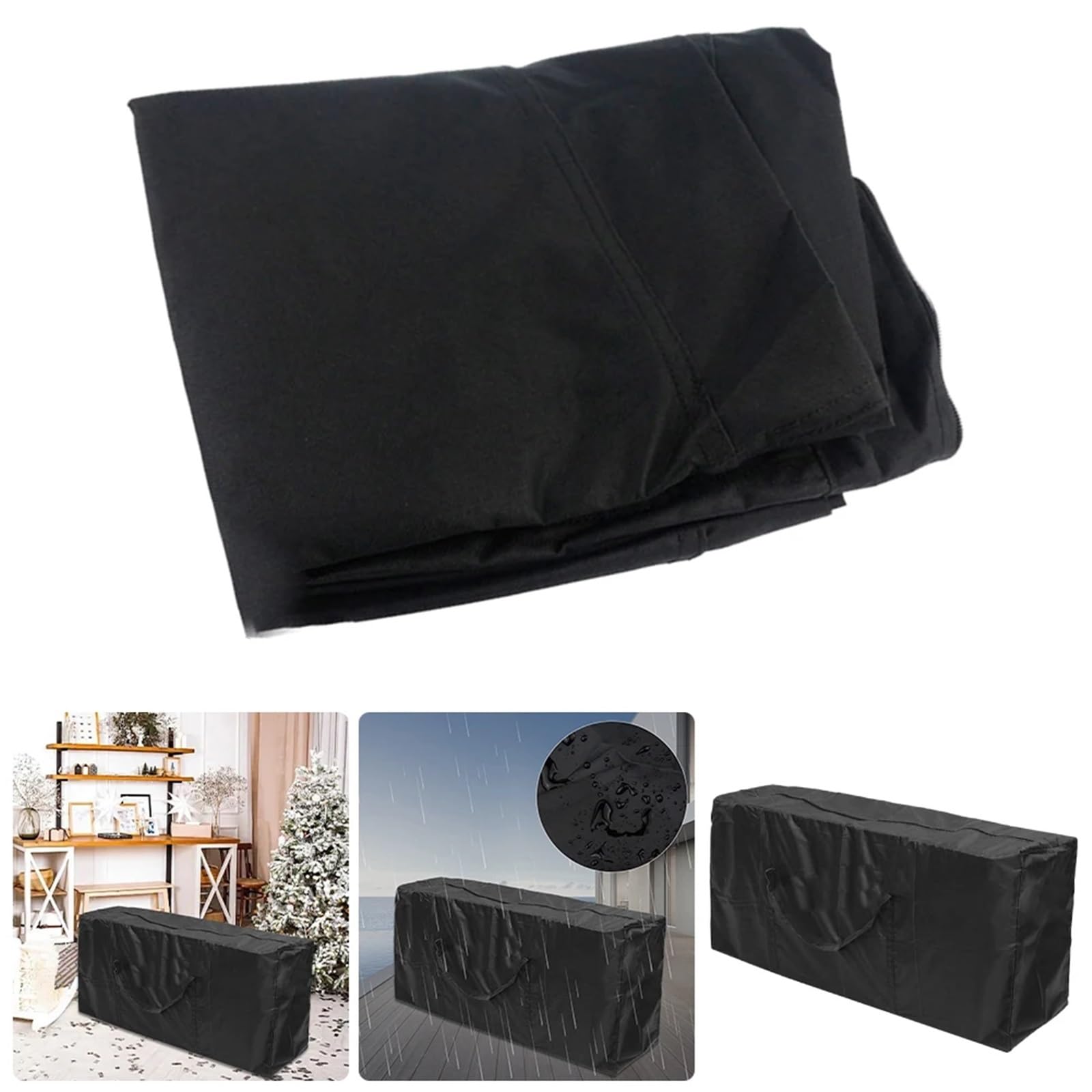 Borsa Portaoggetti For Cuscini Da Esterno For For Mobili Giardino Impermeabile For Di Seduta For Per Cuscini(122 * 39 * 55cm)