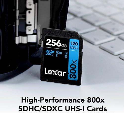 Miniatura 2 de Lexar Tarjeta de memoria SDXC UHS-I de 800 x 128 GB de alto rendimiento, C10, U3, V30, video Full HD y 4K, lectura de hasta 120 MBs, para cámaras de