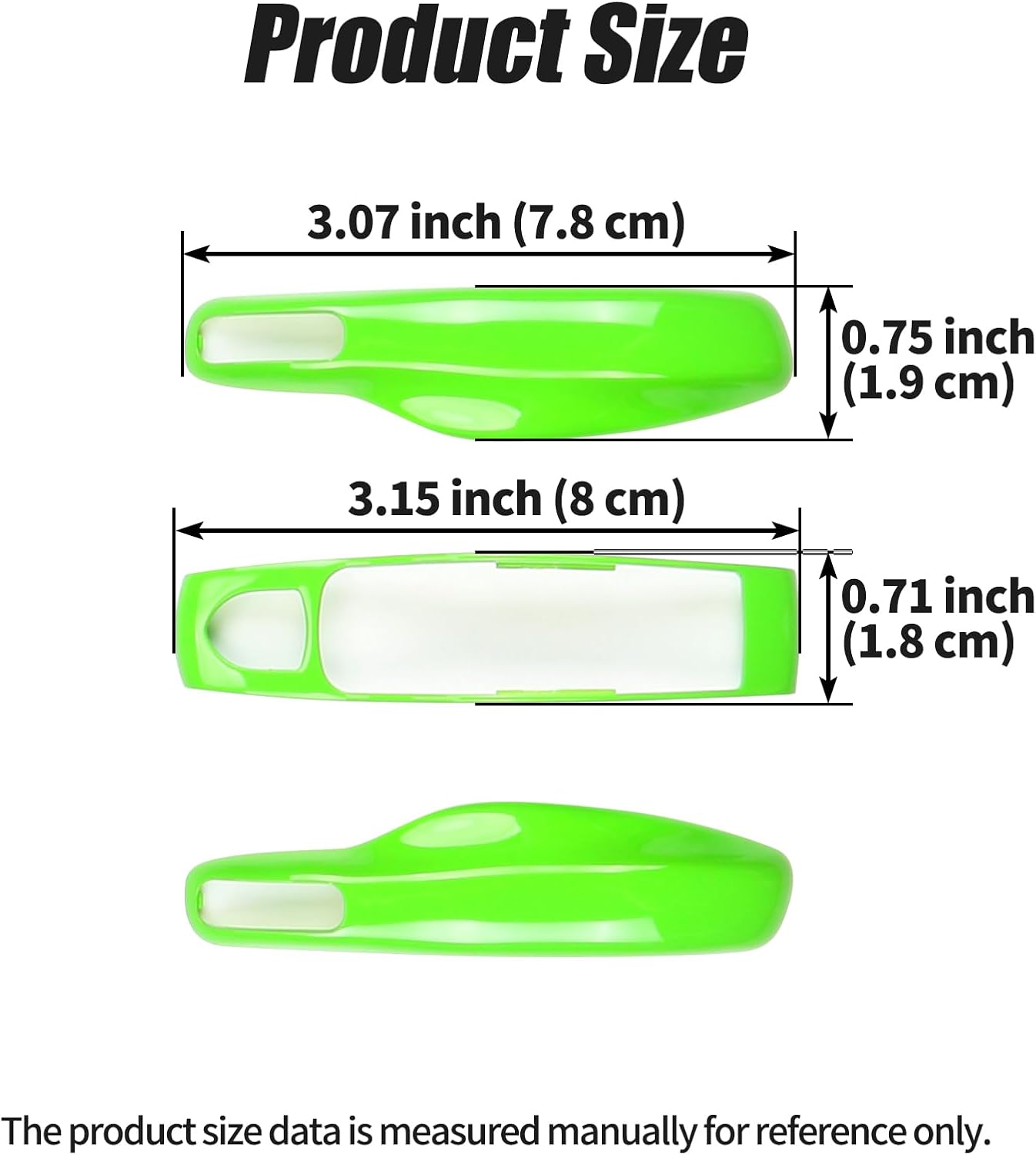 Green Lizard Key Fob Cover Compatible with Porsche Key Shell Key Fob Shell Replacement Compatible with Porsche Cayenne Panamera 911 718 Macan Boxster Cayman Old Style
