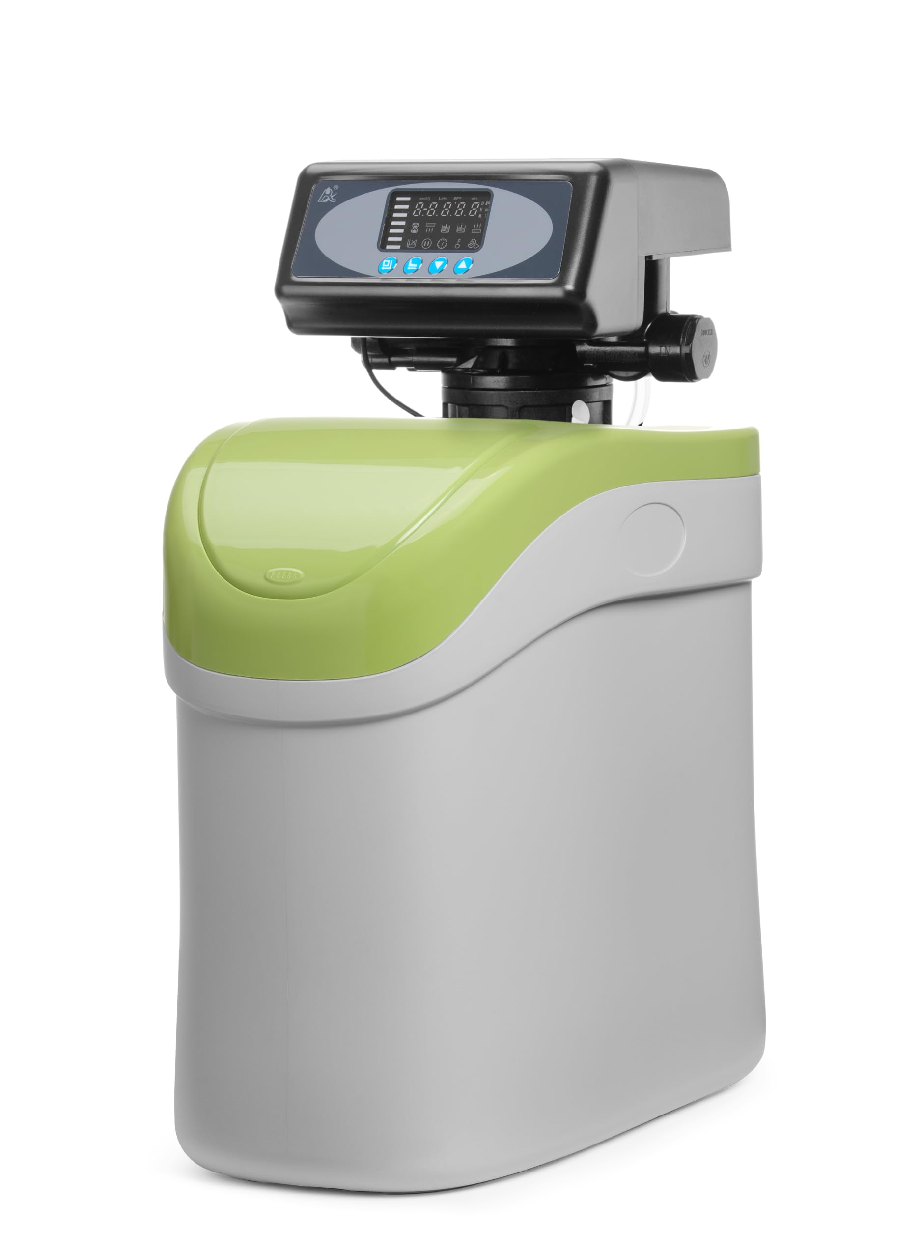 HENDI Descalcificador de agua automático, 4L | 230V/18W, conexión 3/4", caudal máx. 5L/min, depósito de sal 8kg, 214x417x(H)505mm