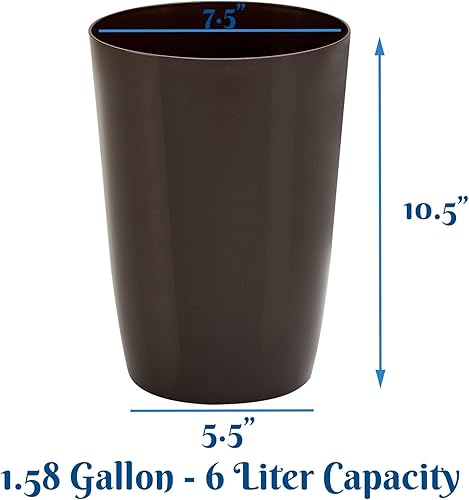Miniatura 3 de Bote de basura pequeño  Botes de basura abiertos para cocina, oficina, dormitorio, baño, etc.  Bote de basura para espacios compactos o reducidos
