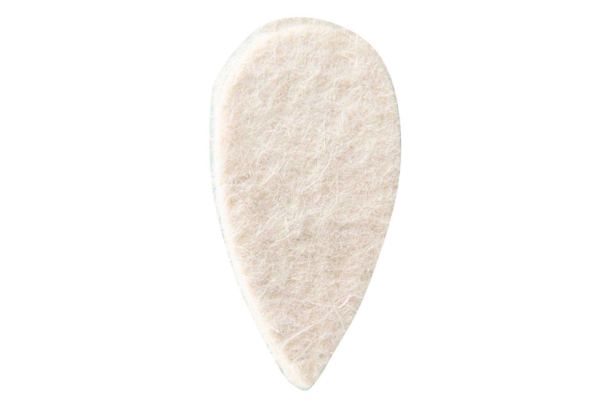 Gewa Plektrum/Pick Filz, Dämpferblättchen, klein, weiß, 12 Stück