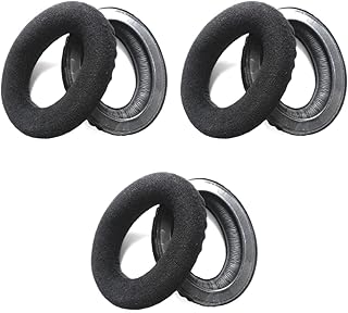 3Pcs Par Preto Fones De Ouvido Over-Ear Fones De Ouvido Fone De Ouvido Capa Em Fones De Ouvido Em Fones De Ouvido Fone De Ouvido Almofadas De Ouvido Para Fones De Ouvido Caso De