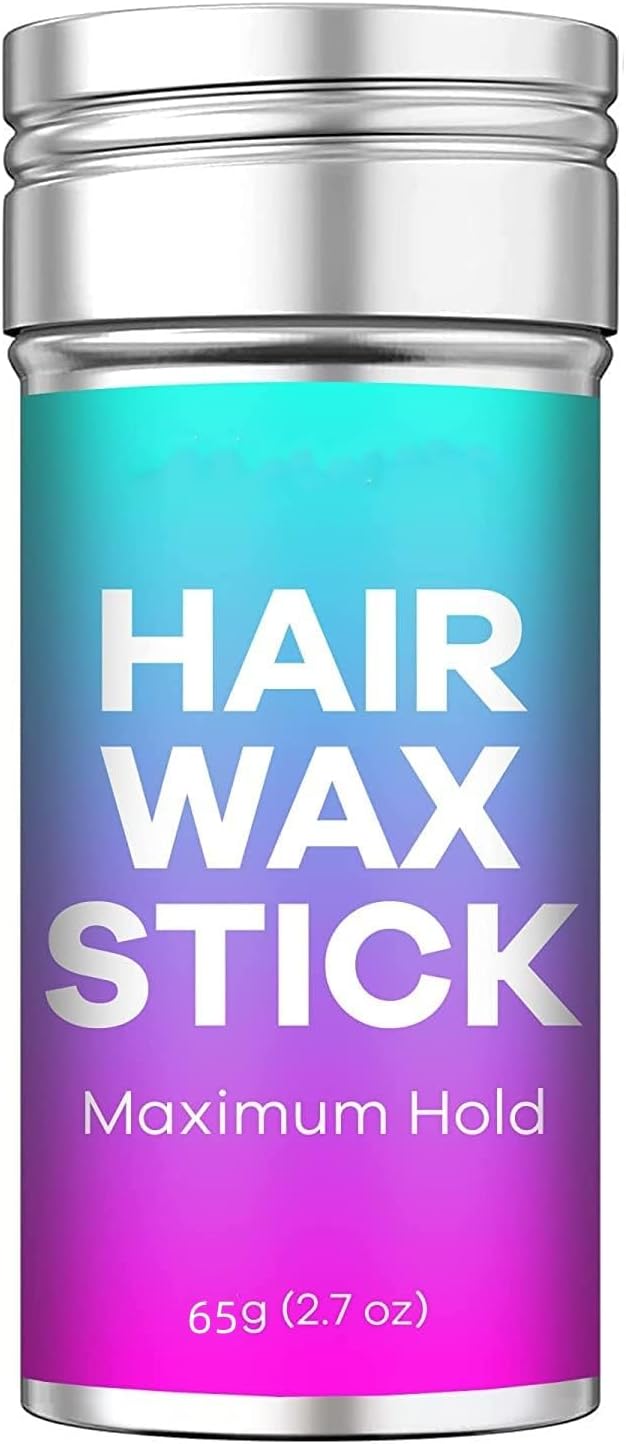 NALACAL StyleShark Non-Greasy Hair Wax Stick (2.7 oz), Flyaway Control and Edge Styling Wax for Frizz and Wigs โ Perfect for Smoothing Flyaways and Edge Control