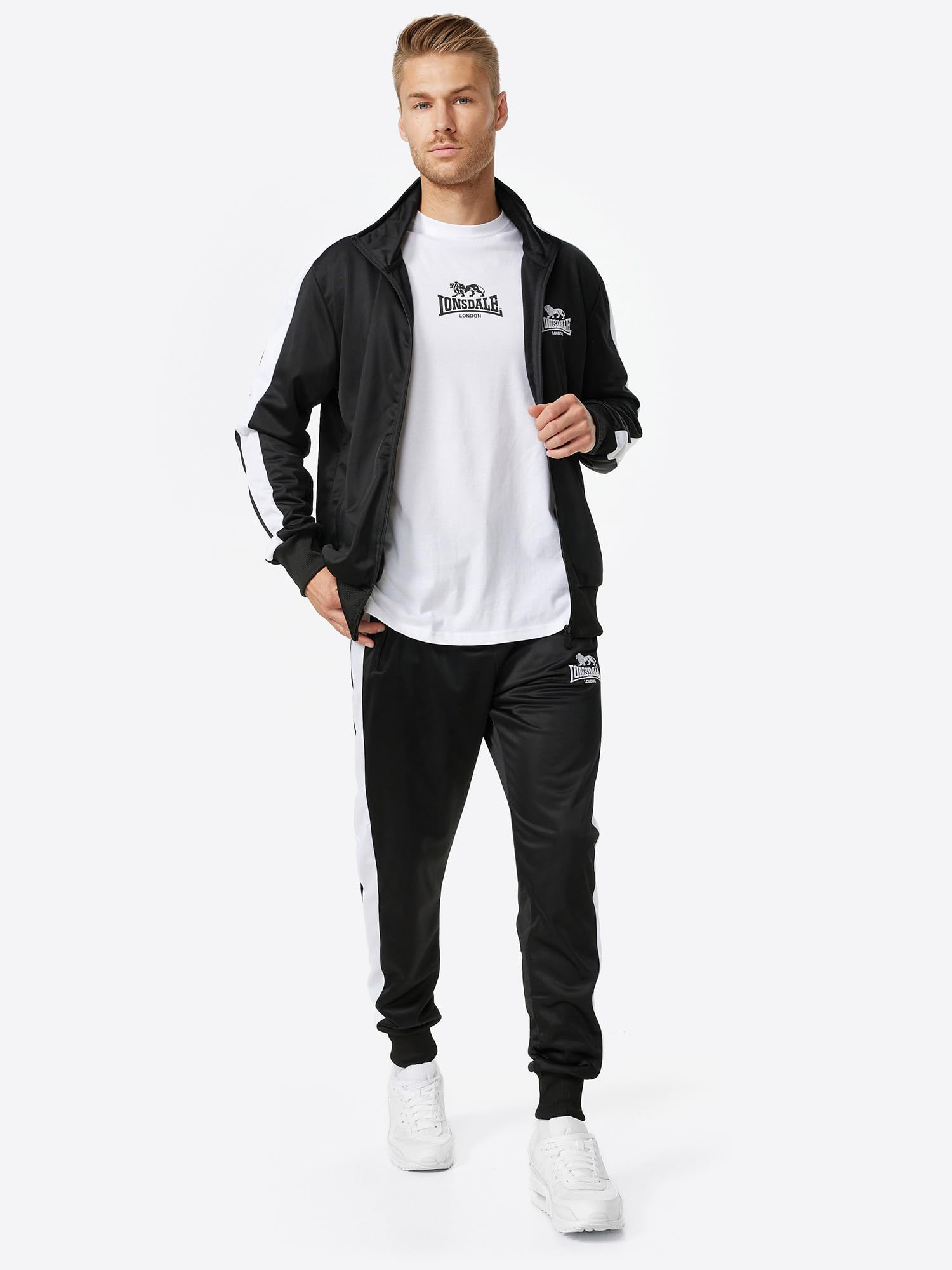 Lonsdale Herren Trainingsanzug normale Passform PEMBER