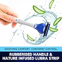 LetsShave Pro 2 Max Twin Blade Razor for Men | Refillable System with Diamond Hard Coating Curved Blades, Pivot Head & Aloe Lubrication Strip | Smooth & Comfortable Shave (Value Set) gallery image