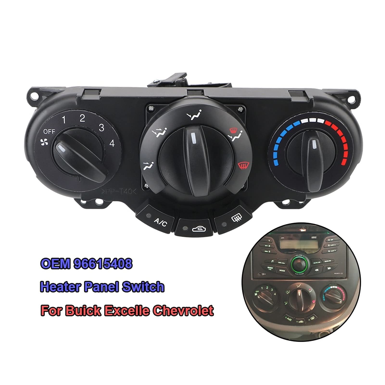 Cámaras de visión trasera Coche de alta calidad C.A. CALENTADOR CLIMÁN EL CONTROL DE CONTROL DE CONTROL DE CLIMÁTICO PARA BUICK EXCELLE WAGON HRV Chevrolet Lacetti Optra Nubira Daewoo Electrónica de c