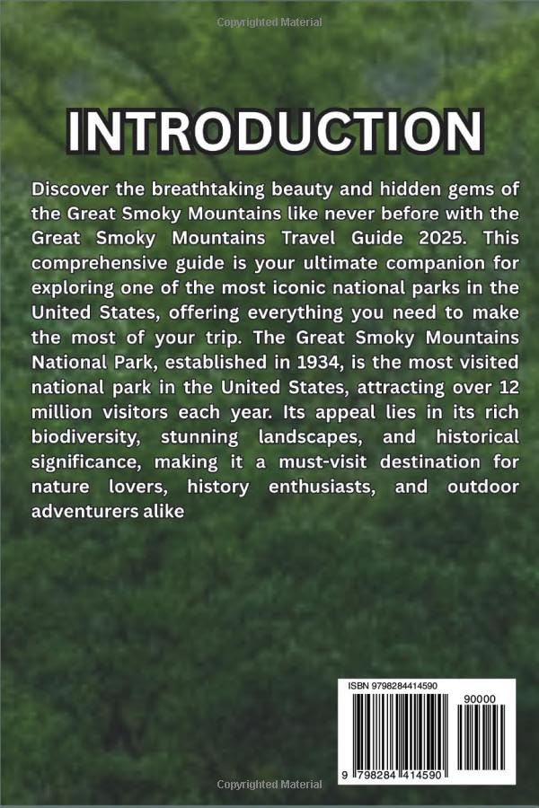 GREAT SMOKY MOUNTAINS NATIONAL PARK TRAVEL GUIDE 2025: Wildflowers, Waterfalls, and Wonders - Image 2