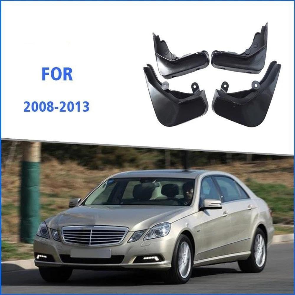 Car Splash Proof Mudguard Front & Rear 4Pcs/Set Fender Guards Splash Car Accessories for Benz E Class W212 2008 2009 2010 2011 2012 2013