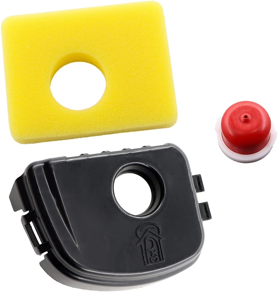 Kit Filtre à Air Pour Tondeuse Briggs & Stratton - Base 595661, Couvercle 595658, Filtre 798452