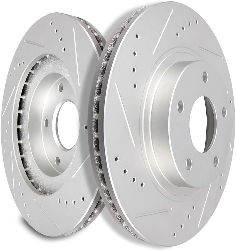 SCITOO Disc Brake Rotors Kits 31306 Front Vented Brake Rotors Fit For INFINITI For I35 2002-2004,For Nissan For Altima 2002-2006,For Nissan For Maxima 2002-2003