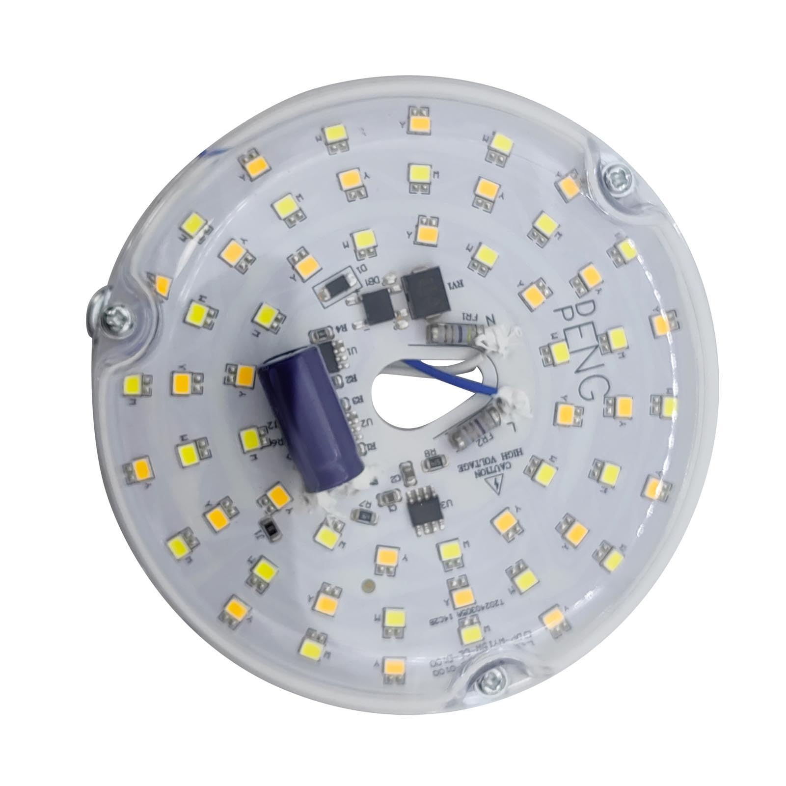 Depisuta 4 Inch Ceiling Fan LED Light Replacement, 15W 3000K 4000K 6000K Color Dimmable LED Retrofit Light Kit with Memory Function for Ceiling Fan Pendant Chandelier Flush (#1)