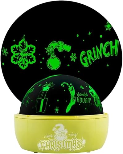 The Grinch Car Buddy - Decoración inflable de Navidad (proyector de luz de sombra Grinch)