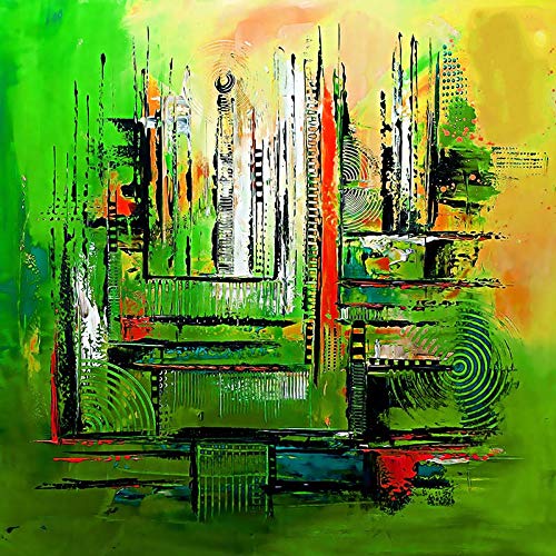 Abstract Canvas Painting Amazon.in Home & Kitchen