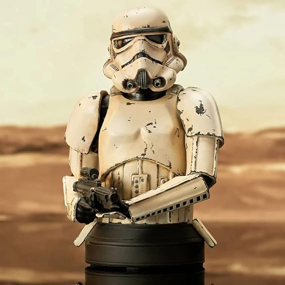 STAR WARS Stormtrooper (Remnant) 1:6 Scale Mini Bust, Multicolor