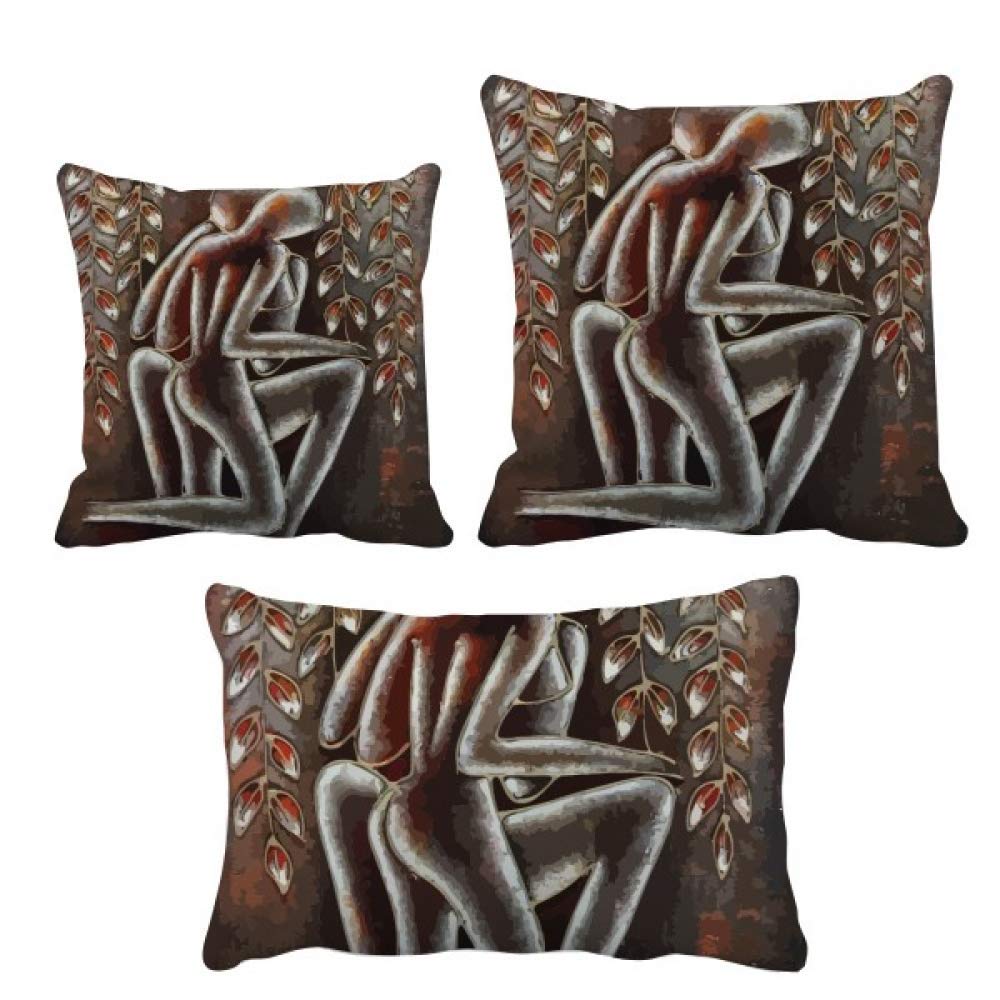Housse de coussin moderne et abstraite DIYthinker pour transformer un salon terne en espace cosy