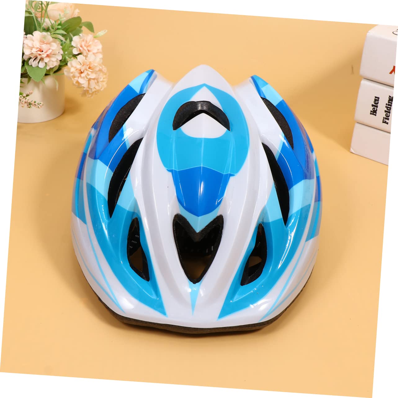 Kisangel 2pièces Casque De Ajustable pour Sports Extérieurs Casque De Roller Vélo Et Scooter Bleu
