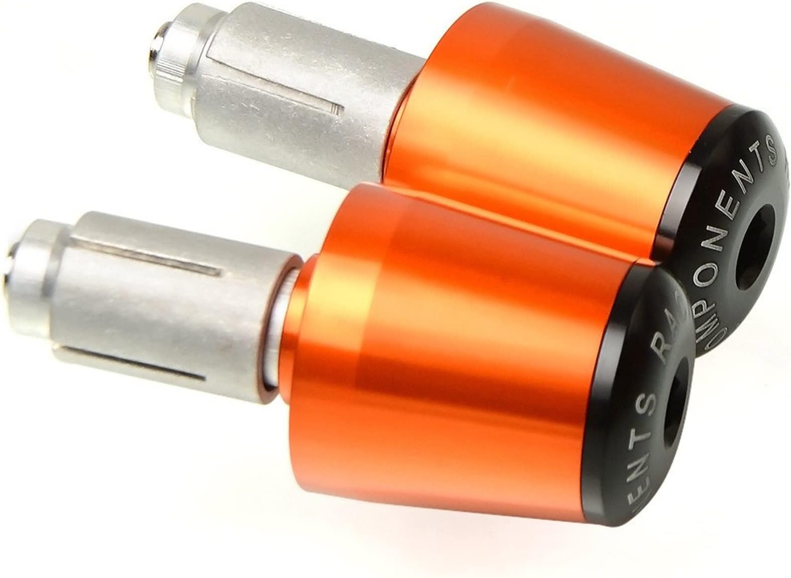 Motorcycle Accessories CNC 22MM Handlebar Grips Handle Bar Cap End Plugs For SUZUKI Msx125 Msx 125 GSR/GSXR 600/750/1000 Sv 650 Drz400 SV650 Gsr600 (Color : Orange)