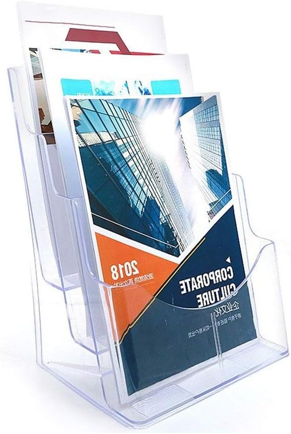 KXBYMX Menühalter Acryl Display Rack Datei Storage Stand Desktop