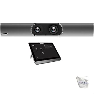 GTW Yealink A30-020-TEAMS All-in-one Collaboration bar with CTP18 Touch Panel, Connects to Deskphone, PC/Mac, Softphones - Works with Teams, Zoom, RingCentral, 8x8, Vonage, Microfiber Included