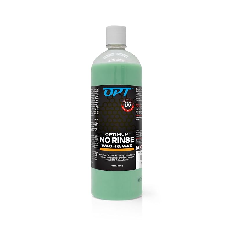 Cera automotiva sem enxágue Optimum No Rinse Wash and Wax com cera de carnaúba, concentrada, 960 mL