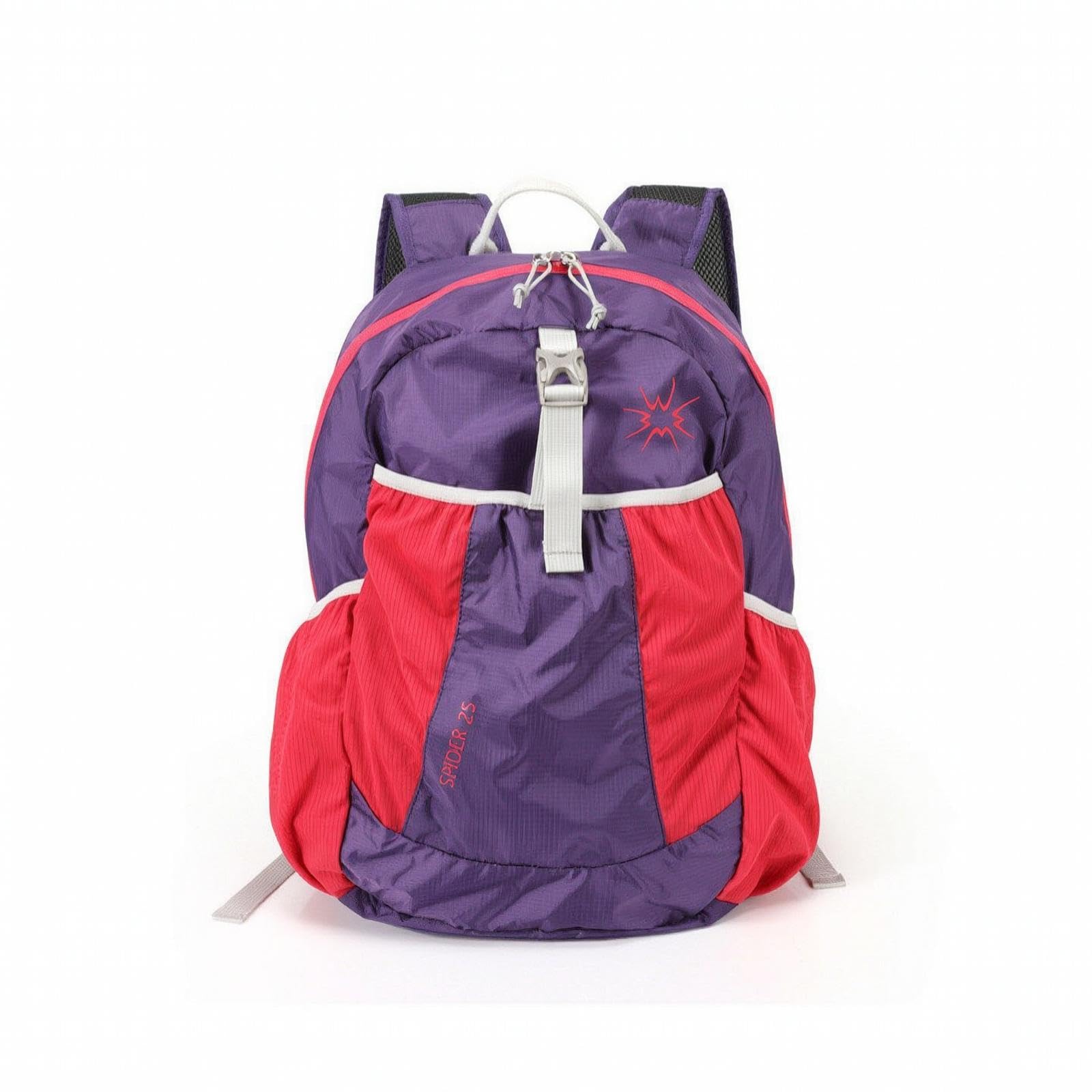 Packable Backpack Lightweight Foldable Backpack Compact Packable Daypack for Journeyers, Commuters, Travel, Hiking, Day Trips Purple Rose Red-picture-22