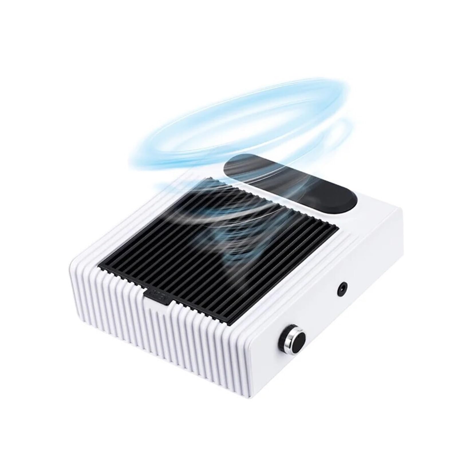 Dust Extractor, Powerful Nail Dust Collector Vacuum Cleaner with Filter Fan for Manicure Salon and Home Use for Beginners(White)