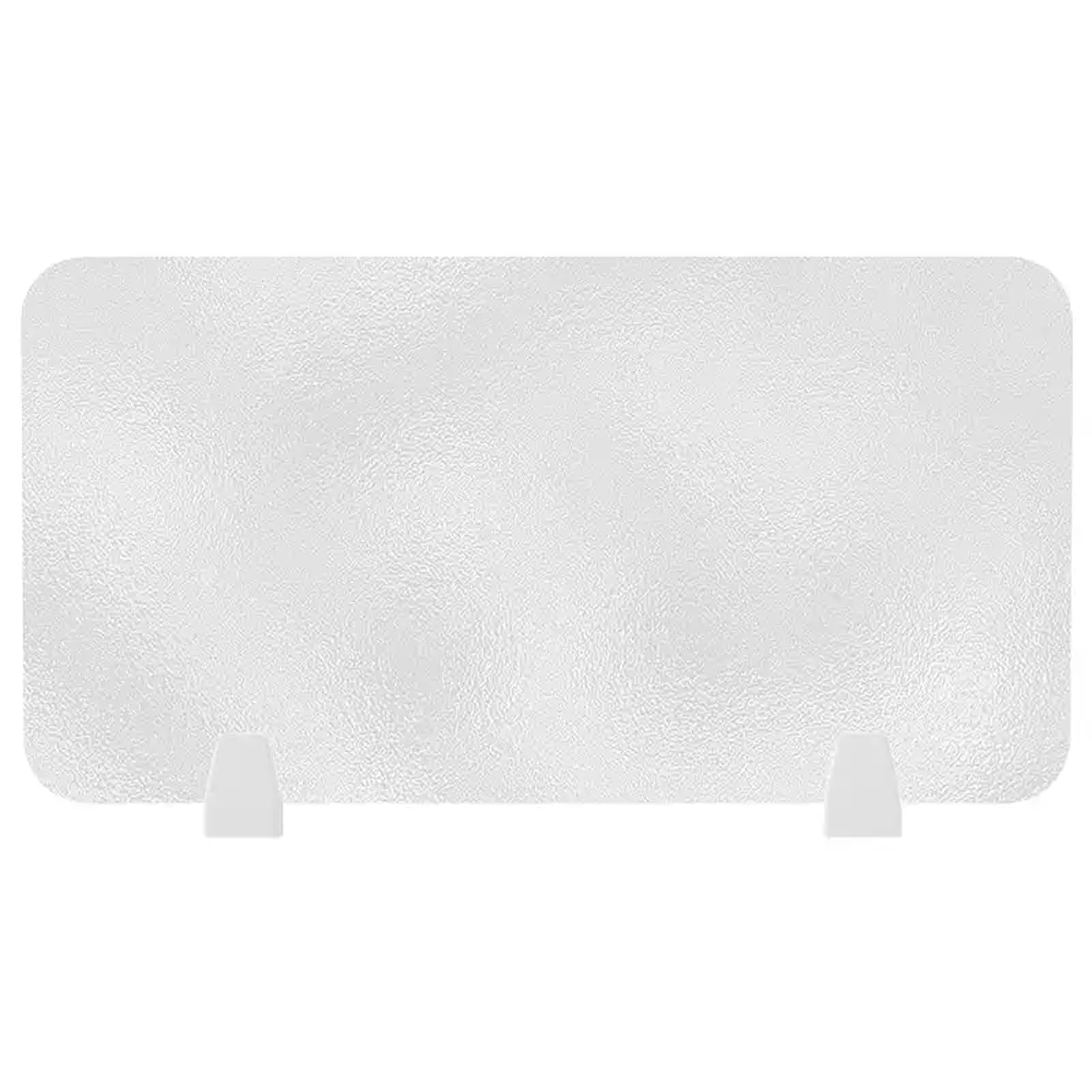 GBRJUYF Frosted Desk Divider, Stable Partition for Office, Library & Classroom, 60x30cm, Transparent, Durable Table Separator, Ideal for Workspaces